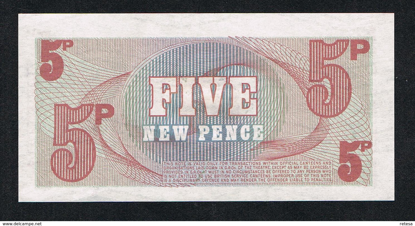 &  BRITISH  ARMED FORCES  5 NEW PENCE 6th SERIES 1972 - Autres & Non Classés