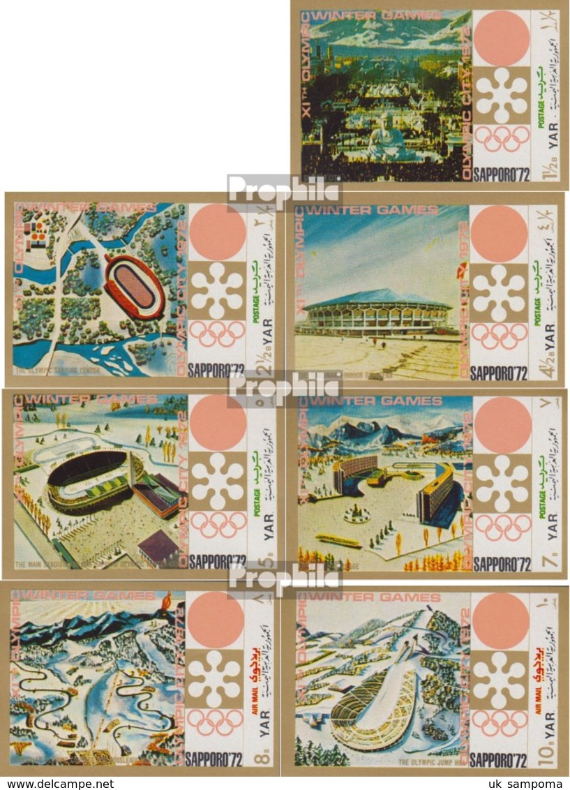 North Yemen (Arab Republic.) 1258-1264 (complete.issue.) Unmounted Mint / Never Hinged 1970 Olympics Winter Games '72 - Yemen
