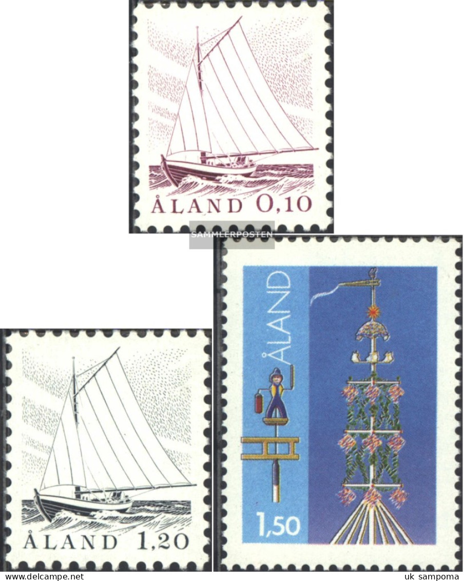 Finland - Aland 8-10 (complete Issue) Unmounted Mint / Never Hinged 1985 Clear Brands - Aland