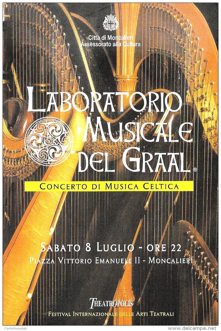 [MD1866] CPM - MONCALIERI 2000 - LABORATORIO MUSICALE DEL GRALL - CON ANNULLO 8.7.2000 - NV - Moncalieri