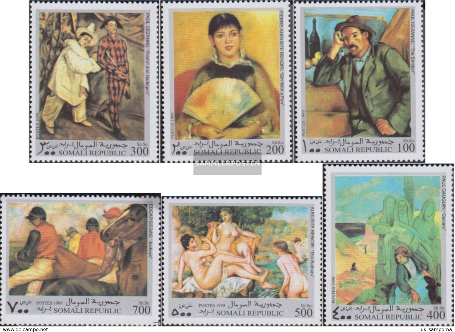 Somali Republic 1999GA-1999 The Legalität Theser Issue. Is Unresolved Unmounted Mint / Never Hinged 1999 Paintings - Somalië (1960-...)