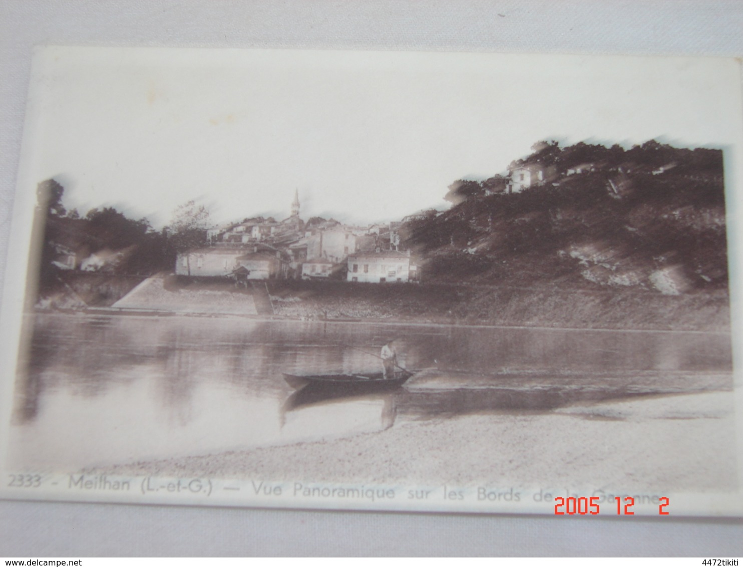 C.P.A.- Meilhan (47) - Vue Panoramique Sur Les Bords De La Garonne - 1936 - SUP (AC60) - Meilhan Sur Garonne