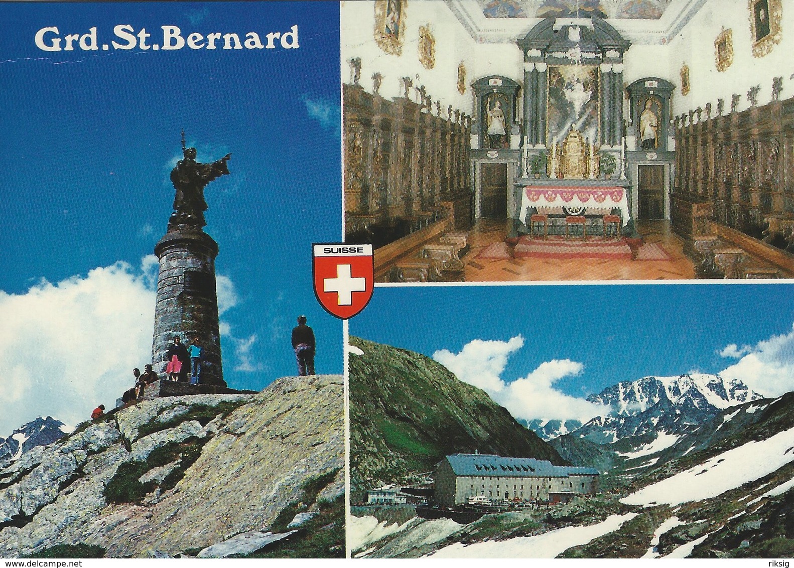 Col Et Hospice Du Grand - St - Bernard - Valais. Switzerland. # 07513 - Andere & Zonder Classificatie