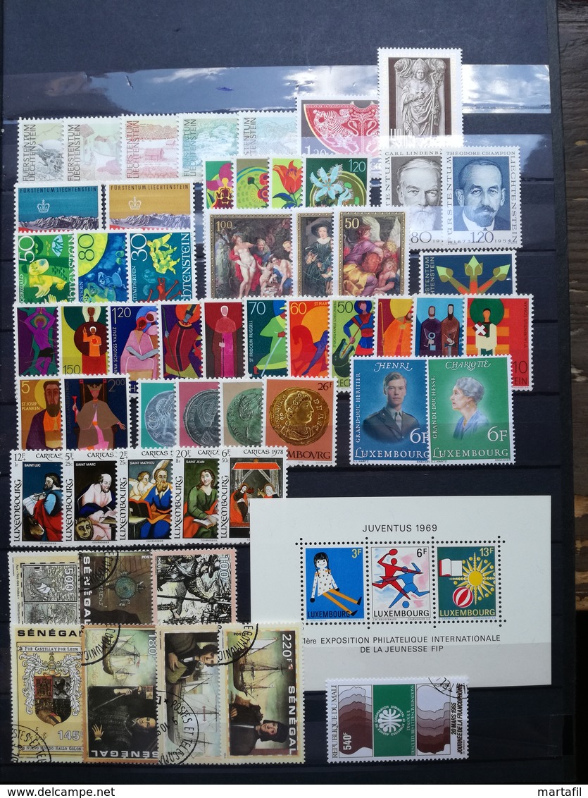Lot World Stamps - BF, Booklets, Set, Single // - Sammlungen (im Alben)