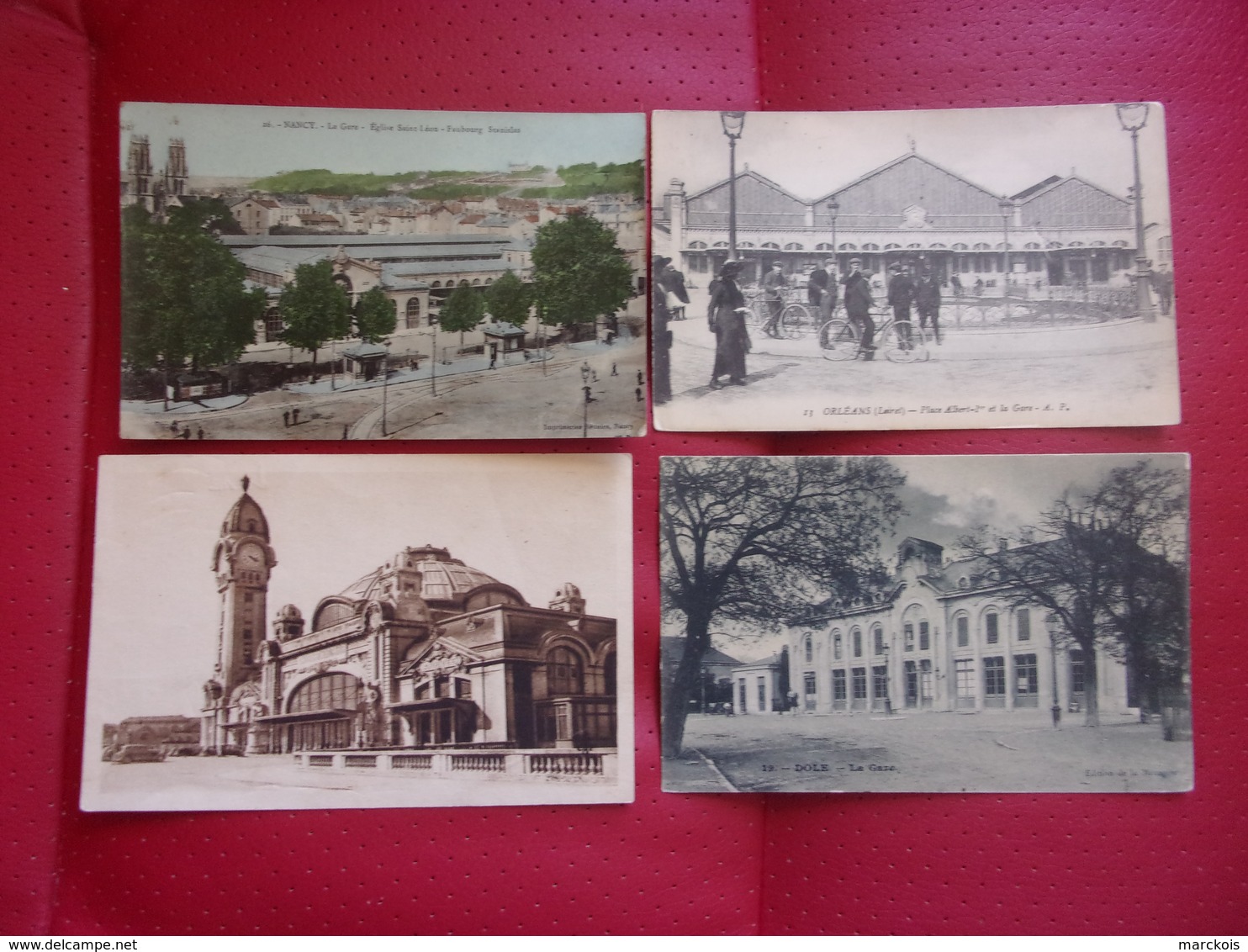 LOT DE 9 CARTES POSTALES  THEME   GARES - 5 - 99 Cartes