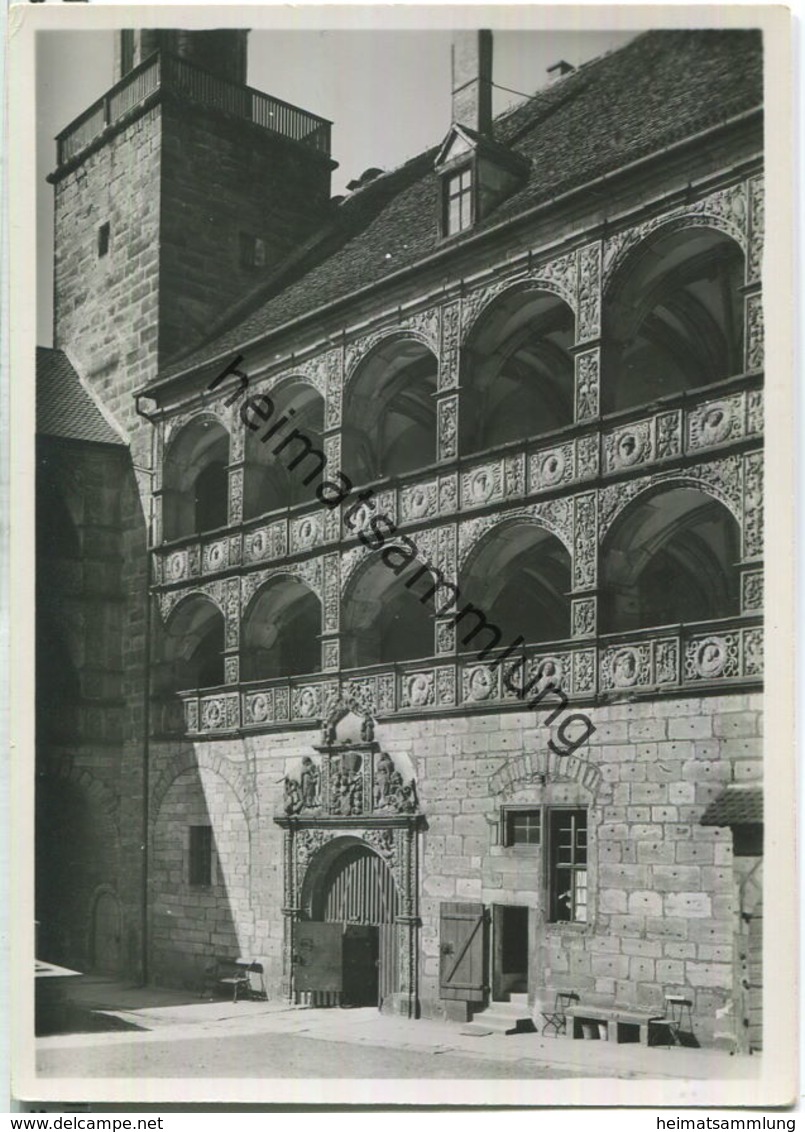 Plassenburg Bei Kulmbach - Schöner Hof Westfront - Foto-AK Grossformat - Verlag Deutscher Kunstverlag Berlin - Kulmbach