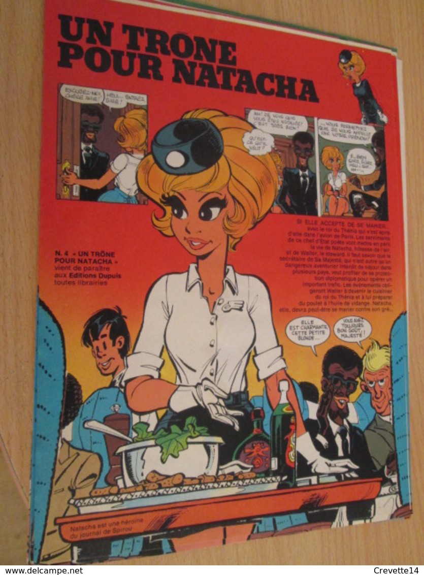 CLI518 : Pour Fans De NATACHA : Page A4 Spirou Années 70/80 PARUTION D'UN NOUVEL ALBUM - Natacha