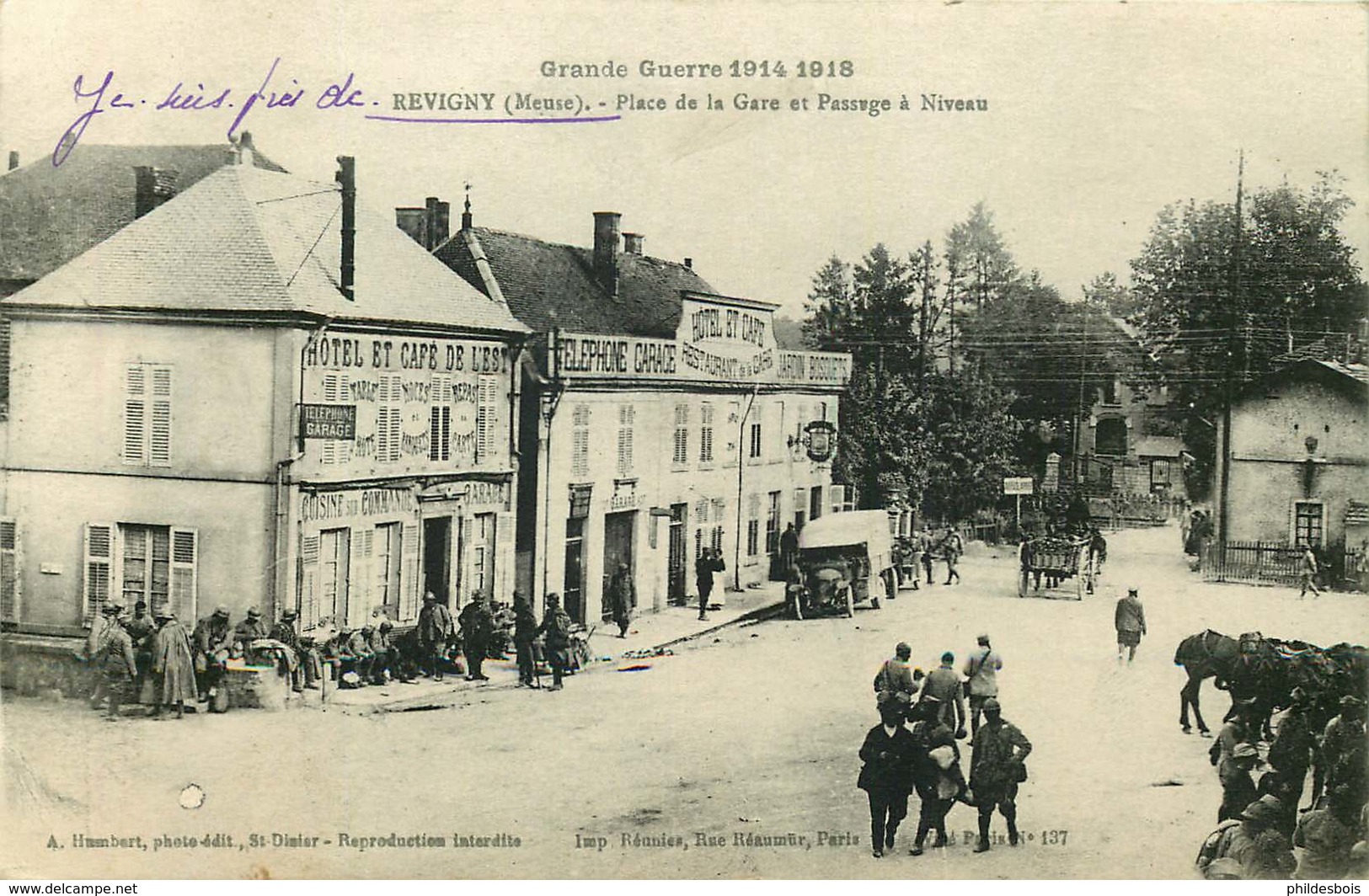 MEUSE REVIGNY   Place De La Gare - Revigny Sur Ornain