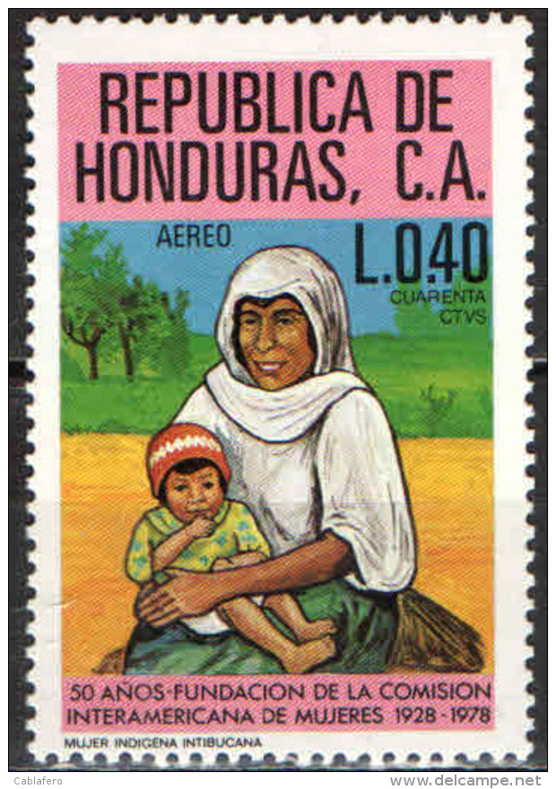 HONDURAS - 1981 - MADRE INTIBUCANA CON FIGLIO - MNH - Honduras