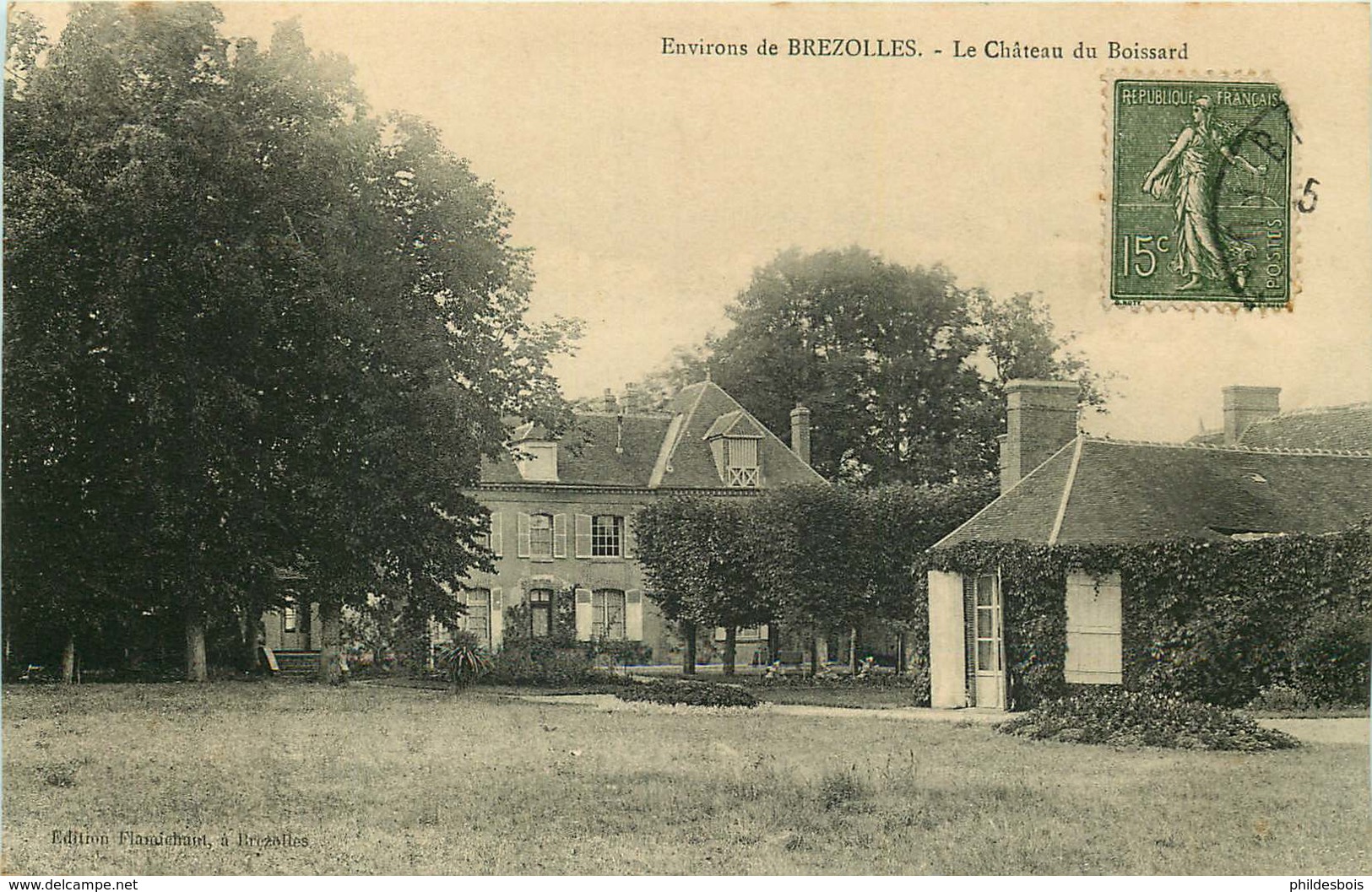 EURE ET LOIR Environs De BREZOLLES  Le Chateau Du Boissard - Andere & Zonder Classificatie