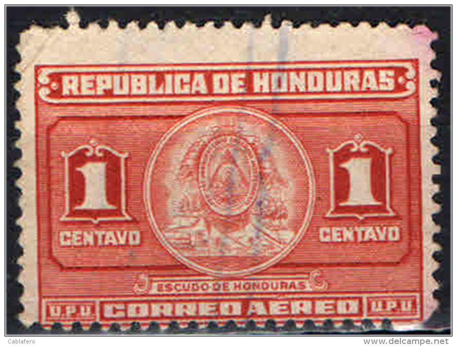 HONDURAS - 1946 - STEMMA DELL'HONDURAS - USATO - Honduras