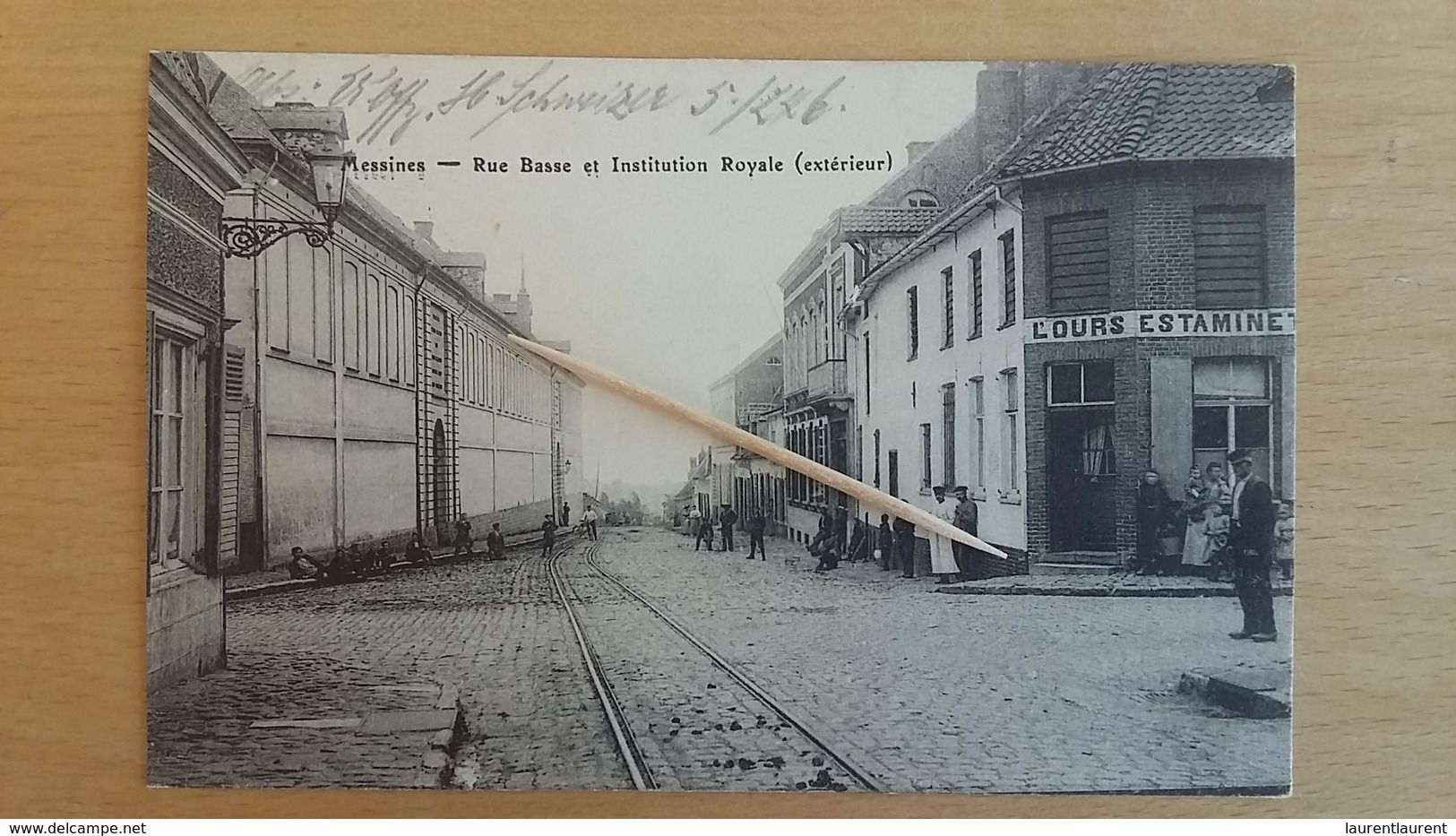 MESSINES - Rue Basse Et Institutions Royale - 1916 - Mesen