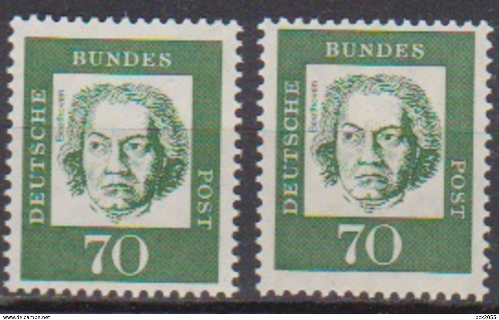 BRD 1961 MiNr.358y A+b  ** Postfr.Bedeutende Deutsche ( 6851 )günstige Versandkosten - Ungebraucht