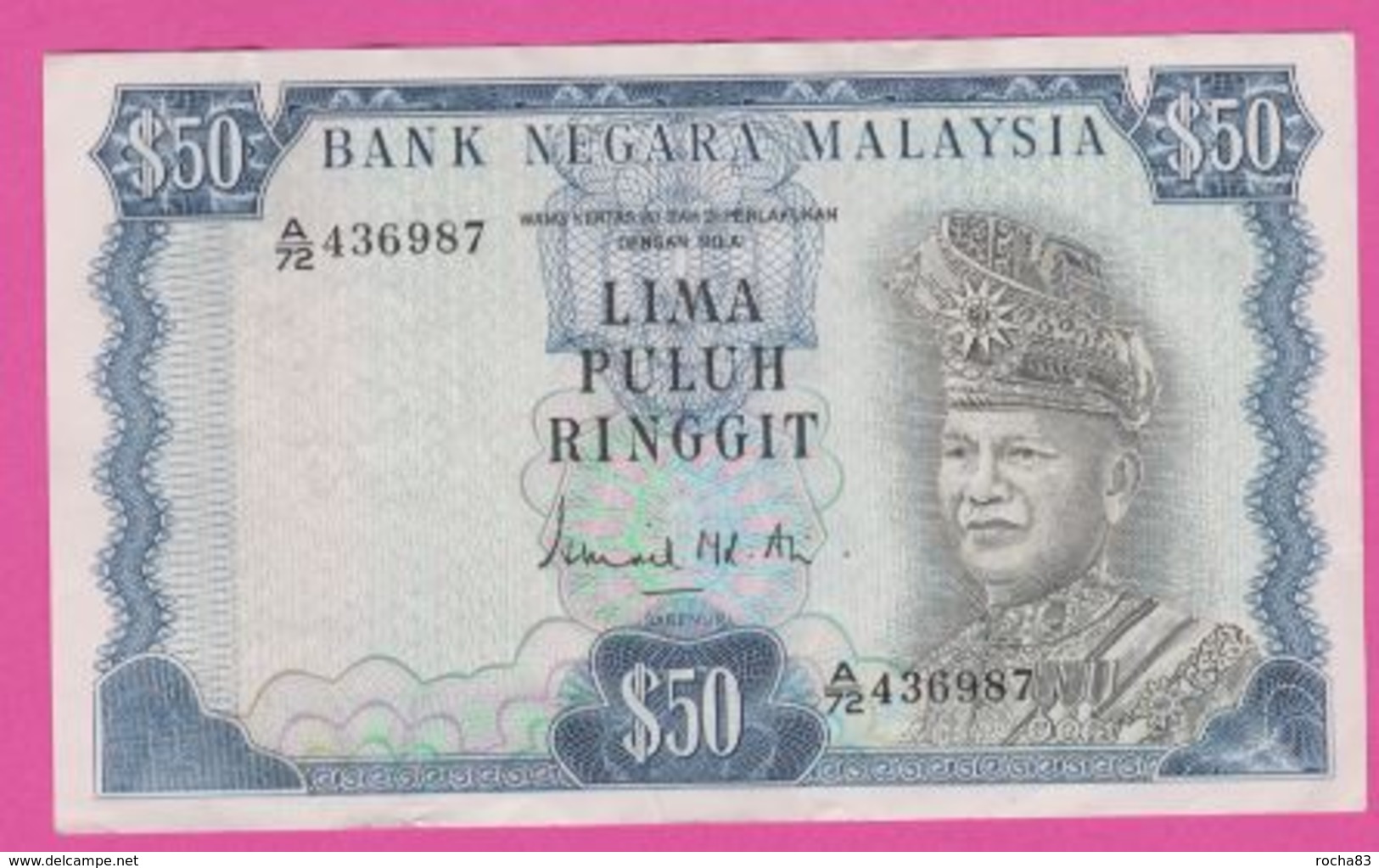 Billet - MALAYSIE - 50 Dollars De 1972 - 76 - Pick 10a VF - Malaysie