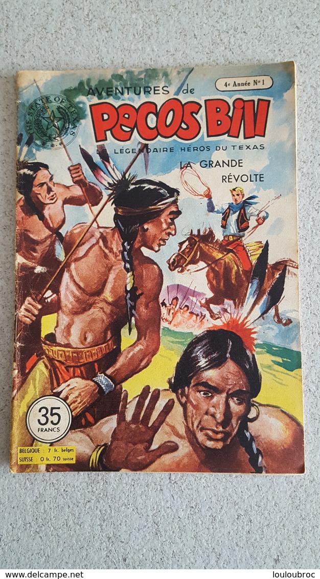 PECOS BILL 1953 4E ANNEE N°1 PARFAIT ETAT - Autres & Non Classés