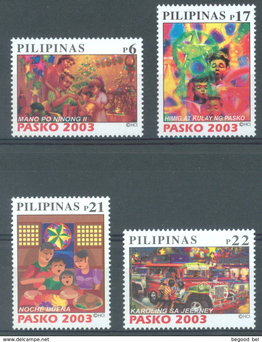 PILIPINAS - 2003 - MNH/** - CHRISTMAS - Yv 2822-2825  - Lot 17184 - Philippines