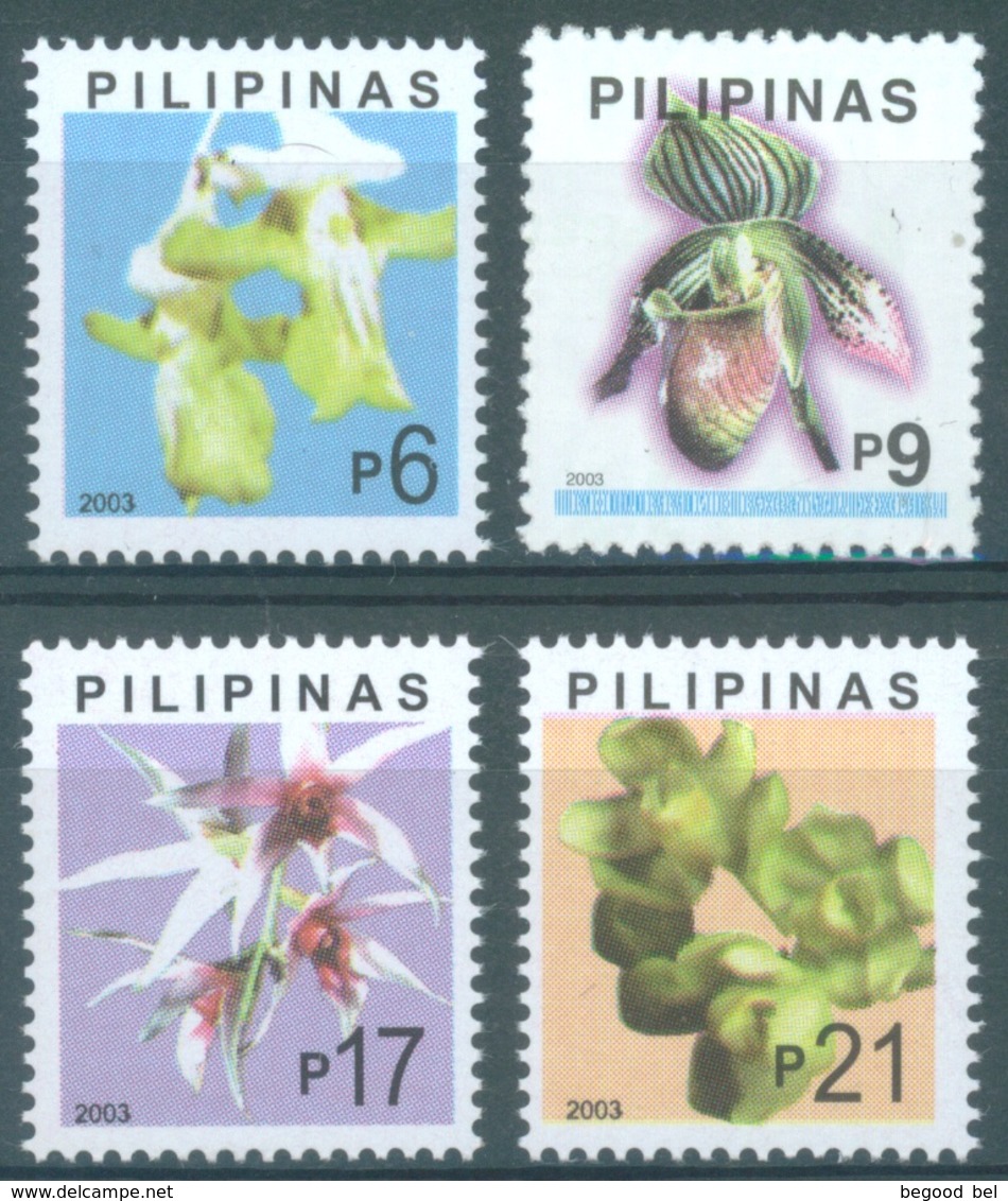 PILIPINAS - 2003 - MNH/** - FLOWERS ORCHYD - Yv 2809-2812  - Lot 17185 - Philippines