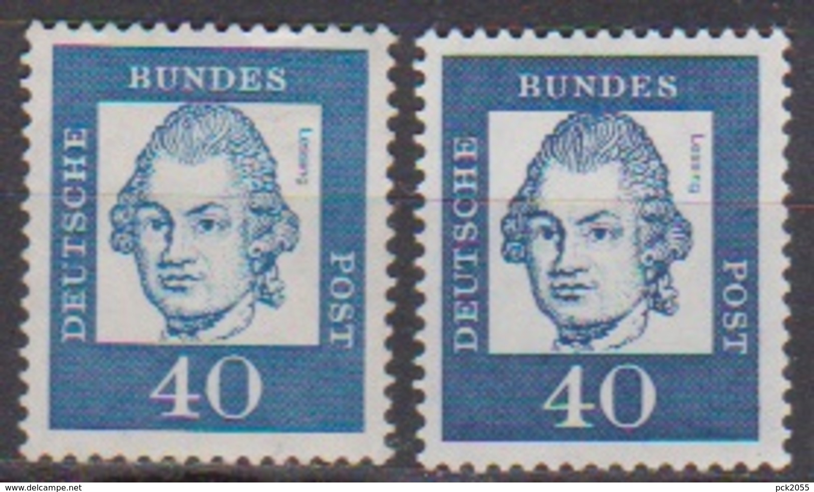 BRD 1961 MiNr. 355x + Y ** Postfr.Bedeutende Deutsche ( 6863 )günstige Versandkosten - Ungebraucht