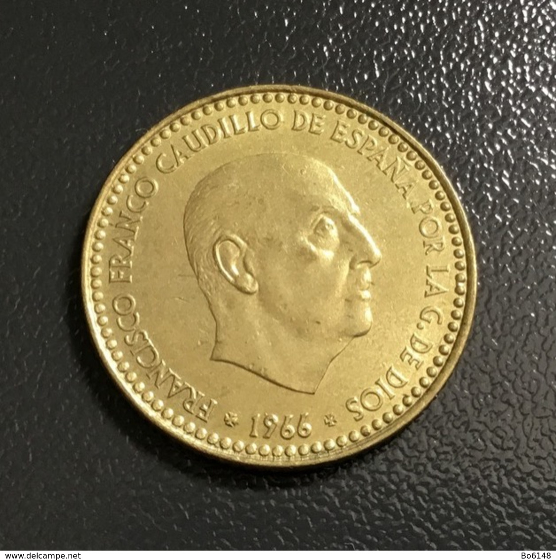 SPAGNA - ESPANA - 1966 - Moneta 1 PESETA - Effige Franco , Ottima - 1 Peseta