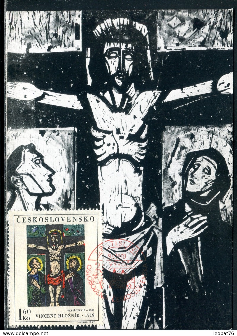 Tchécoslovaquie - Carte Maximum 1970 - Oeuvre De Hloznik - Lettres & Documents