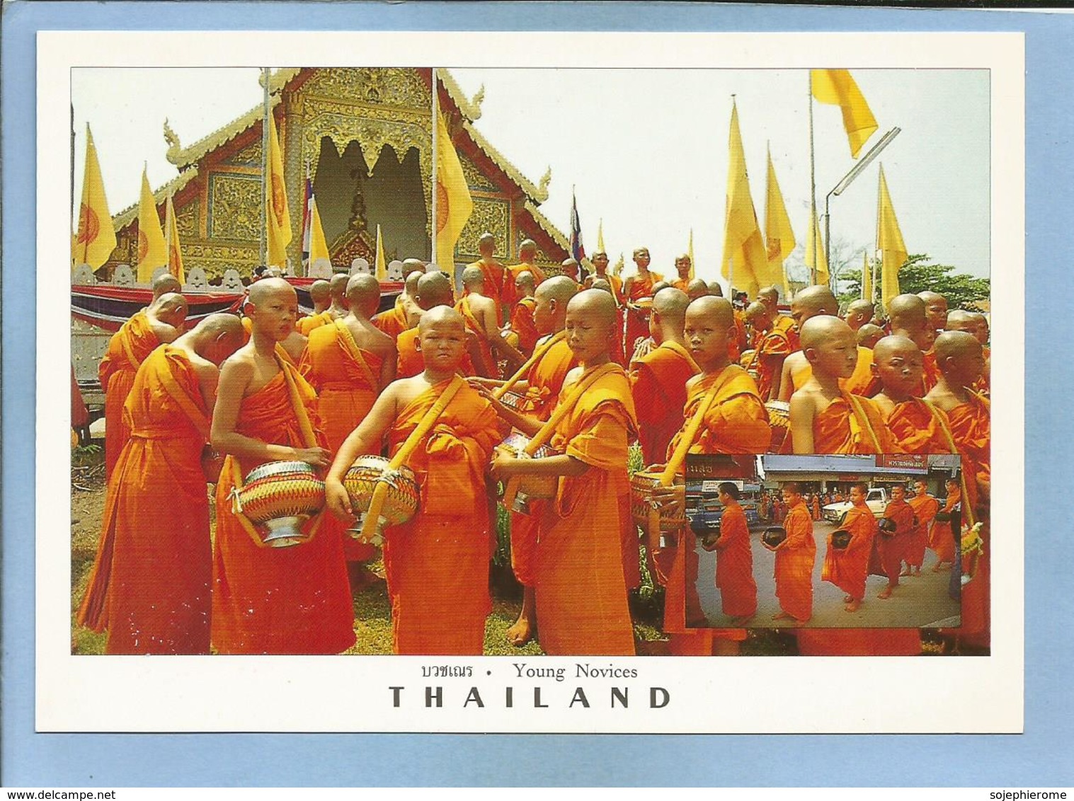 Young Novices Chiangmai Thailand (Thaïlande) 2 Scans - Thaïlande