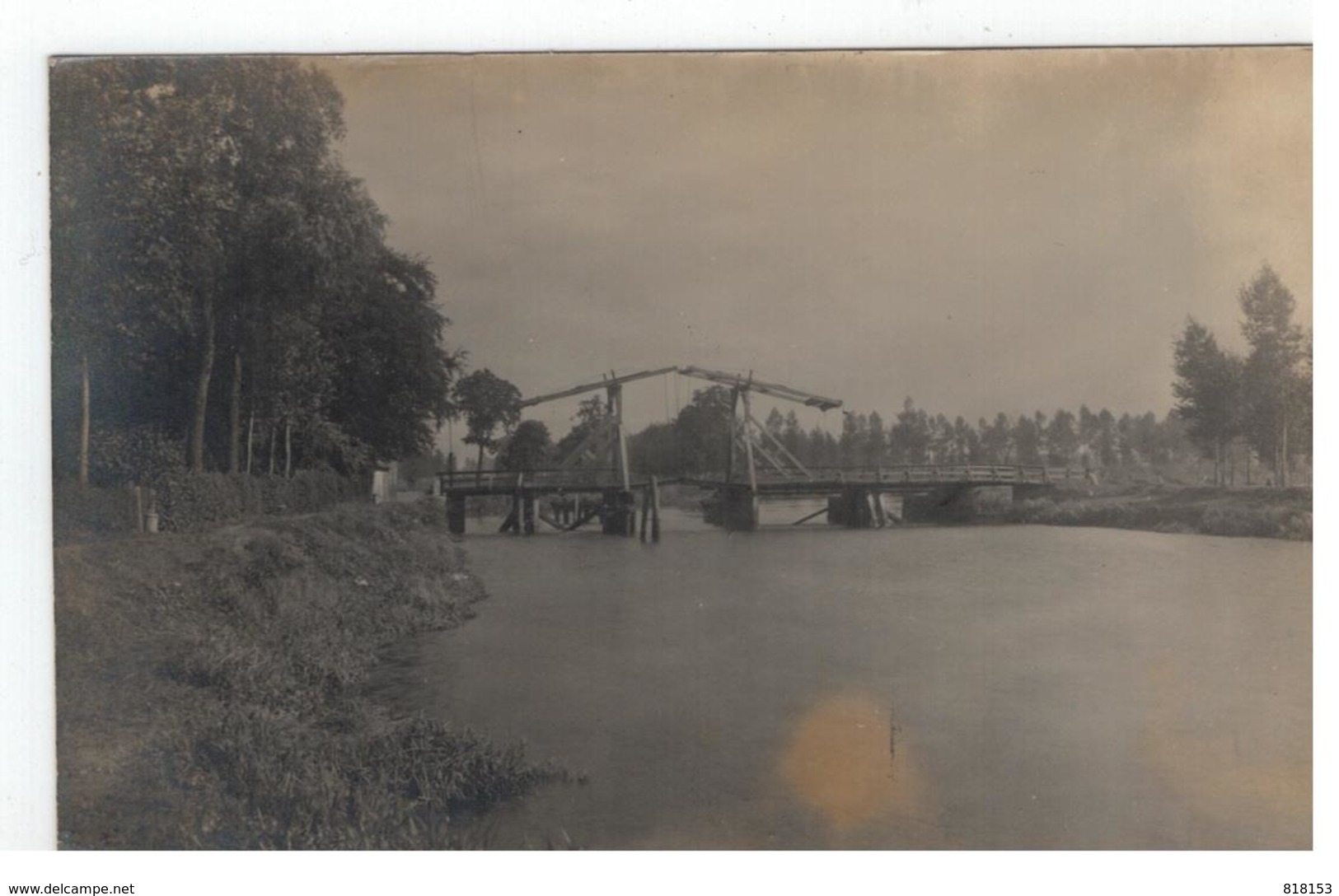 Omgeving Antwerpen? Brug 1923  Fotokaart 14x9cm - Andere & Zonder Classificatie