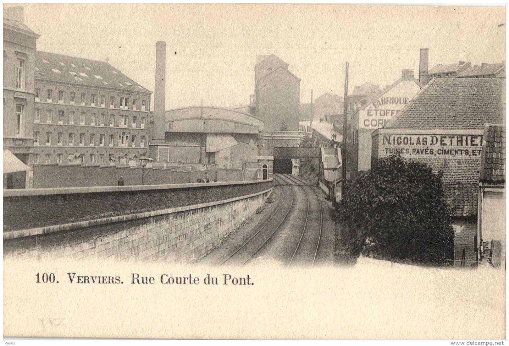 BELGIQUE - LIEGE - VERVIERS - Rue Courte Du Pont. (n°100). - Verviers