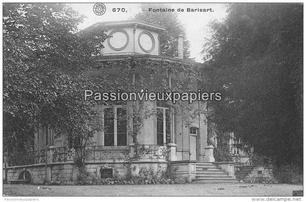 SPA 1918  FONTAINE De BARISART (Feldpost) - Spa