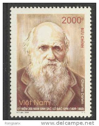 2009 VIETNAM  CHARLES DARWIN 1V - Vietnam