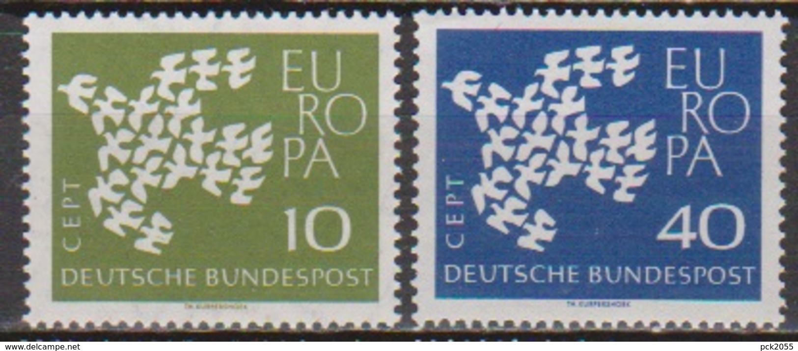 BRD 1961 MiNr. 367x - 368x ** Postfr. Europa ( 6876 )günstige Versandkosten - Ungebraucht