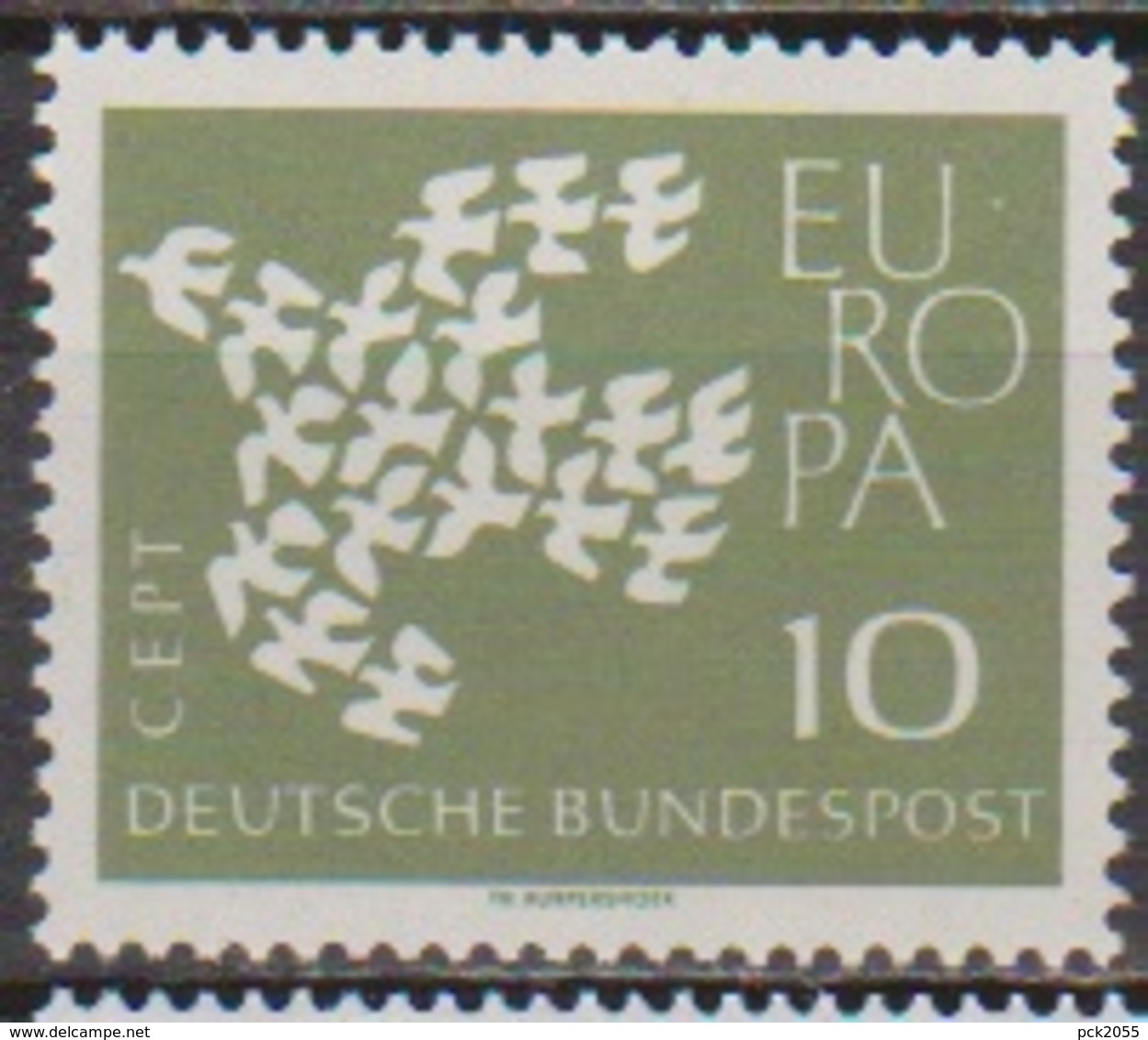 BRD 1961 MiNr. 367y ** Postfr. Europa ( 6884 )günstige Versandkosten - Ungebraucht