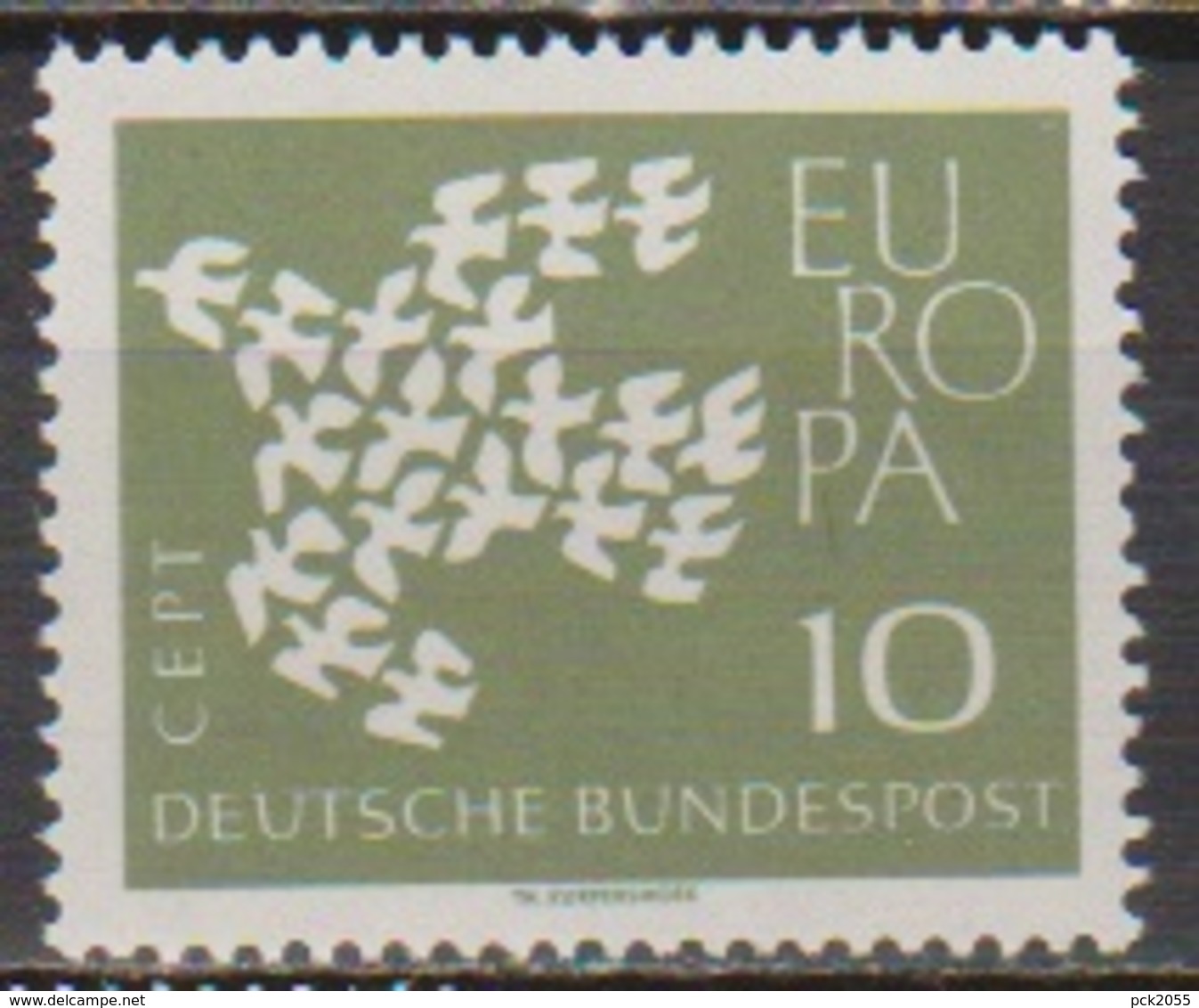 BRD 1961 MiNr. 367y ** Postfr. Europa ( 6885 )günstige Versandkosten - Ungebraucht