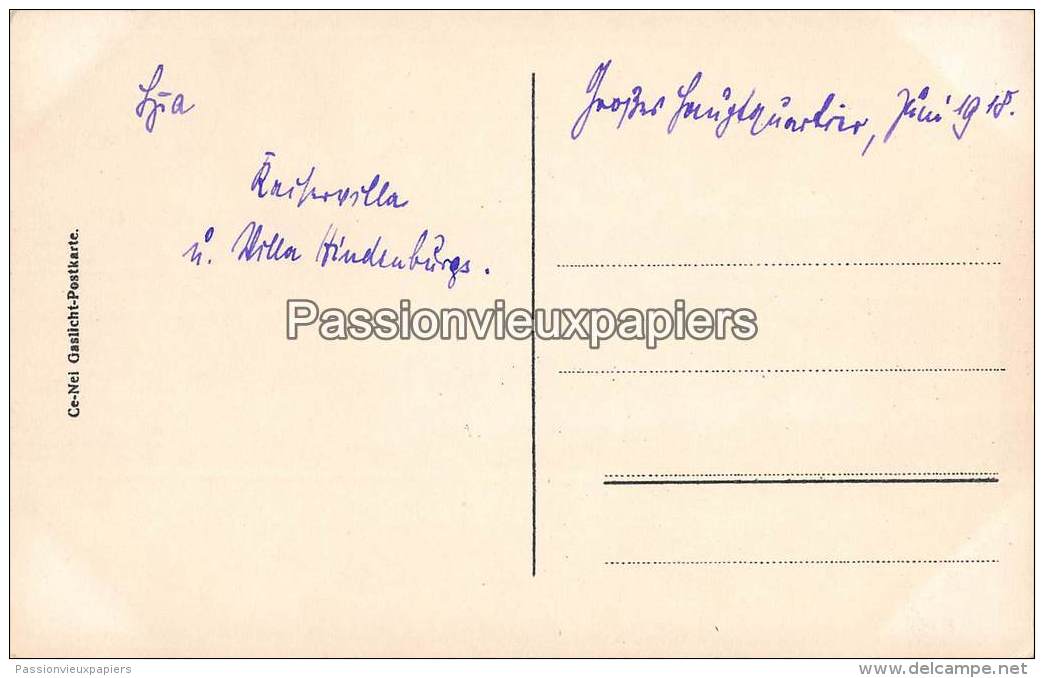 CARTE PHOTO ALLEMANDE  SPA    1918   VILLA Du KAISER Et VILLA HINDENBURG - Spa