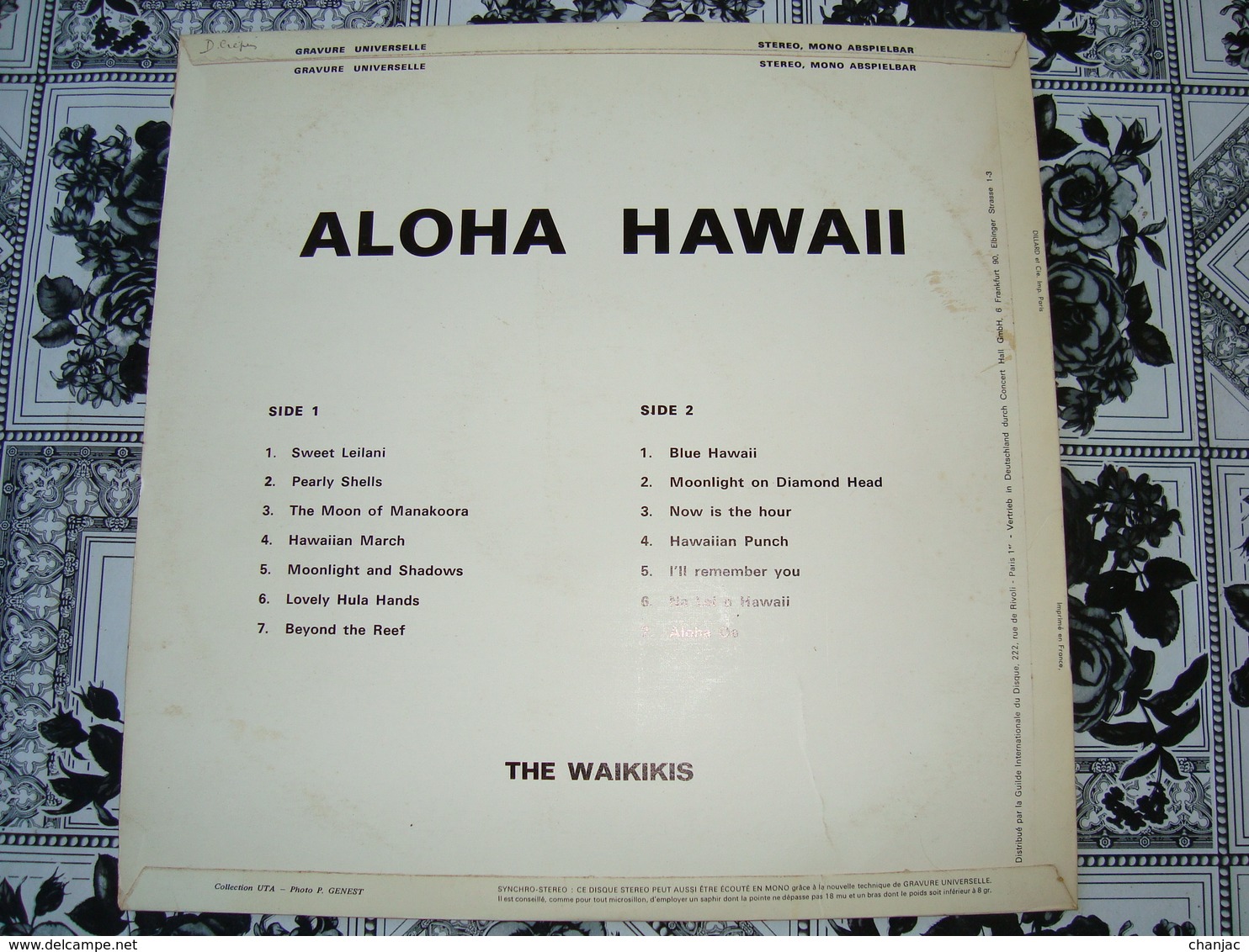 33 Tours: THE WAIKIKIS - ALOHA HAWAII - Guilde Internationale Du Disque SPS 1305 De 1971 - Musiques Du Monde