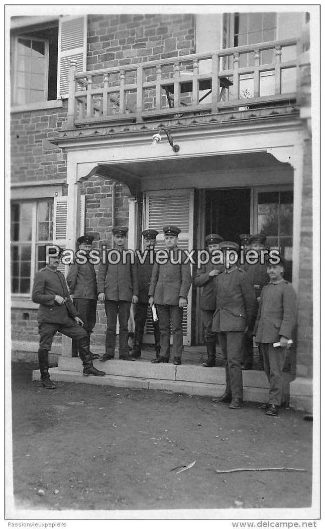 CARTE PHOTO ALLEMANDE  SPA    1918   VILLA  SOLDATS N°3 - Spa