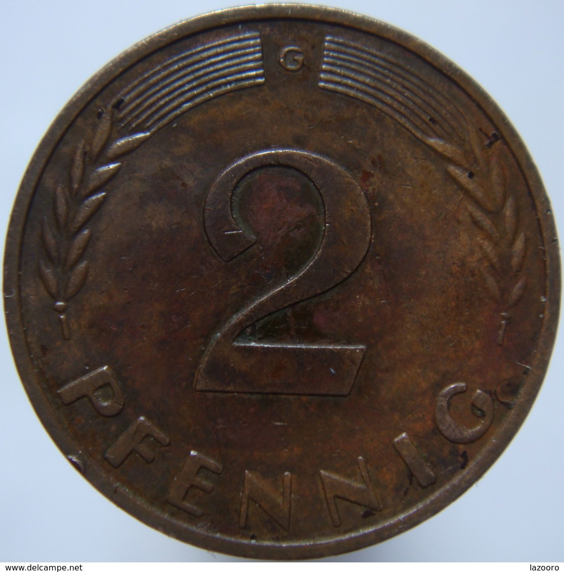 Germany 2 Pfennig 1963 G XF - 2 Pfennig