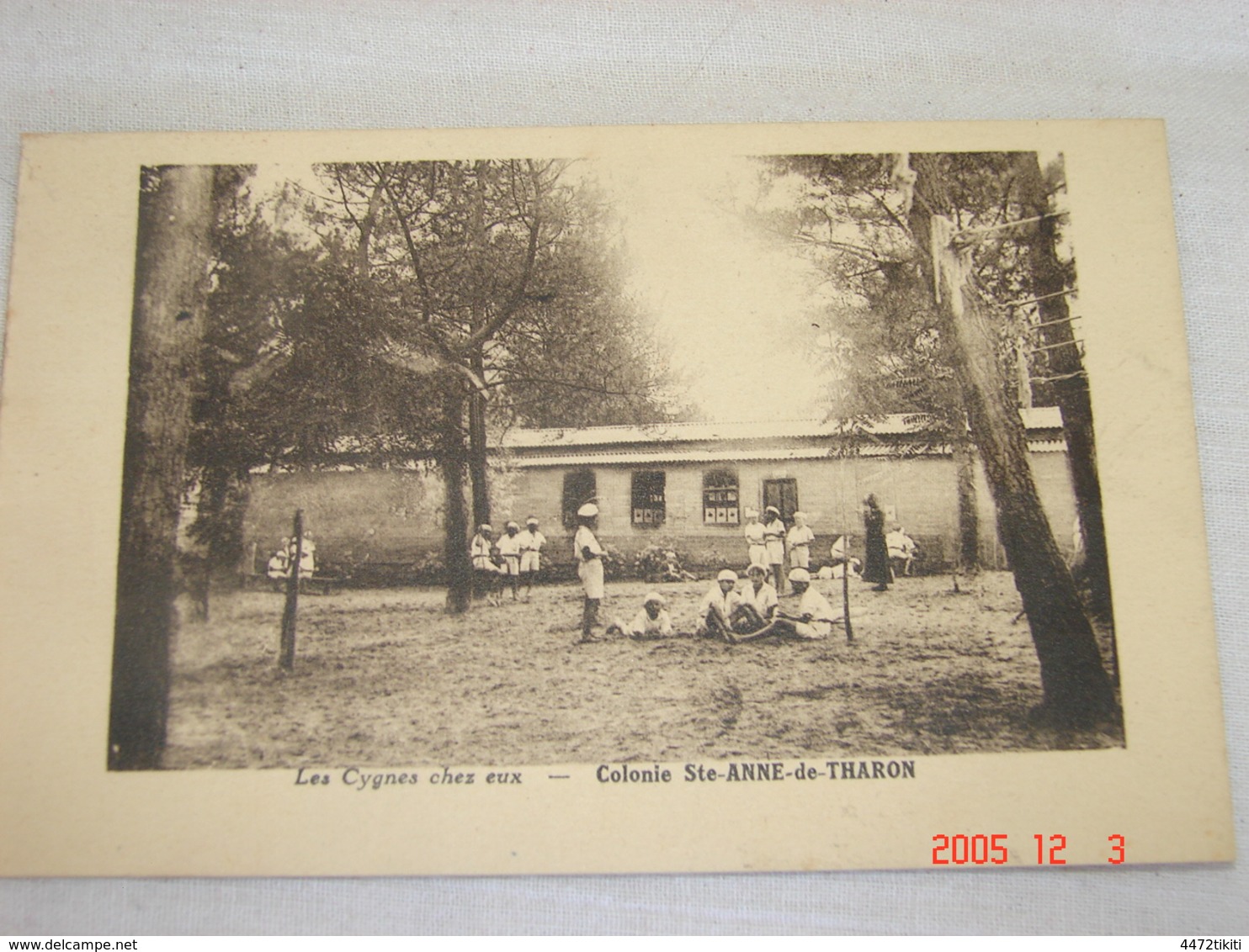 C.P.A.- Sainte Anne De Tharon (44) - La Colonie - Les Cygnes Chez Eux -1937 - SUP (AC84) - Autres & Non Classés