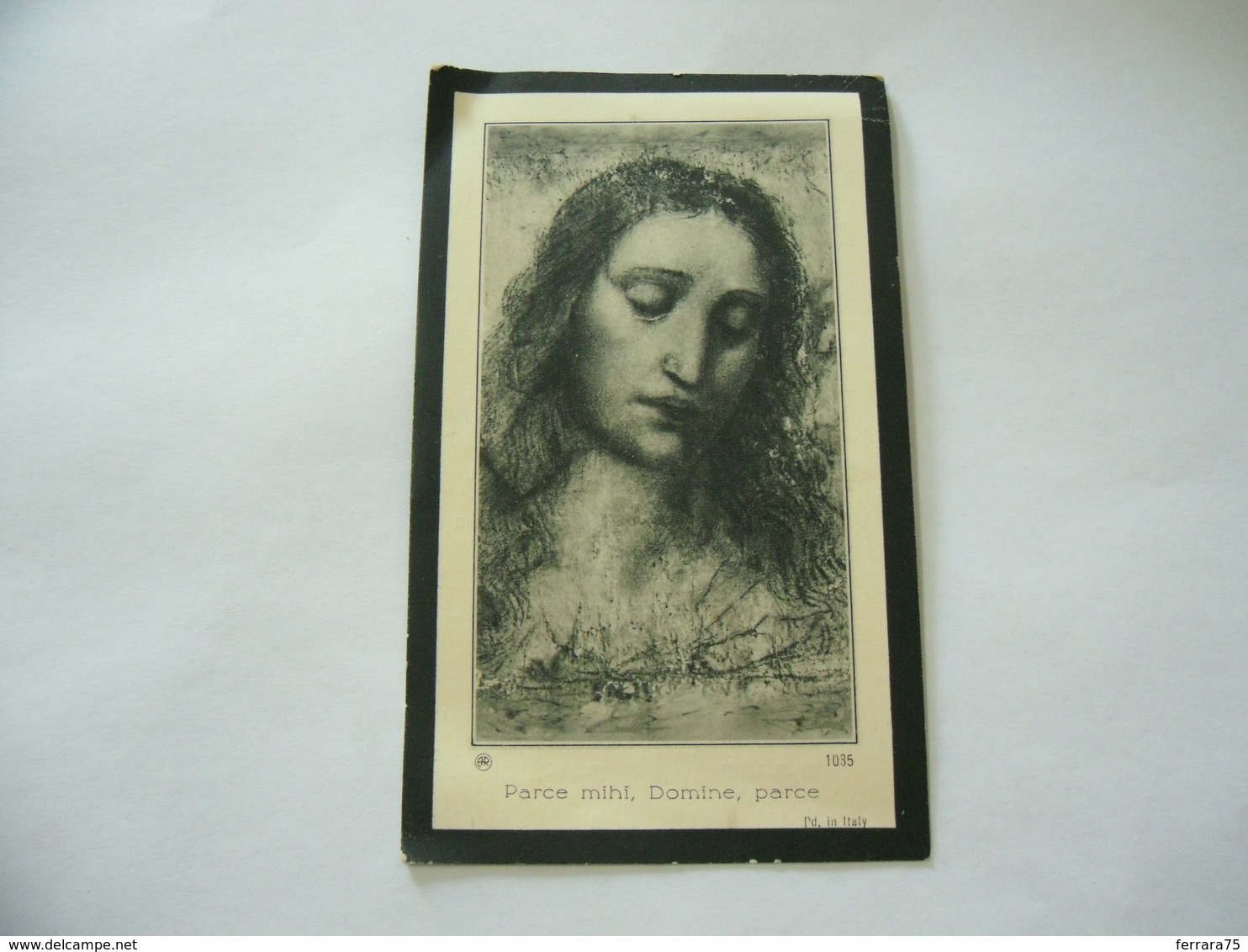 WW2  LUTTINO DEATH CARD  SUOR ANGELA BERNASCONI GUANZATE-COMO 1938 - Religion & Esotericism