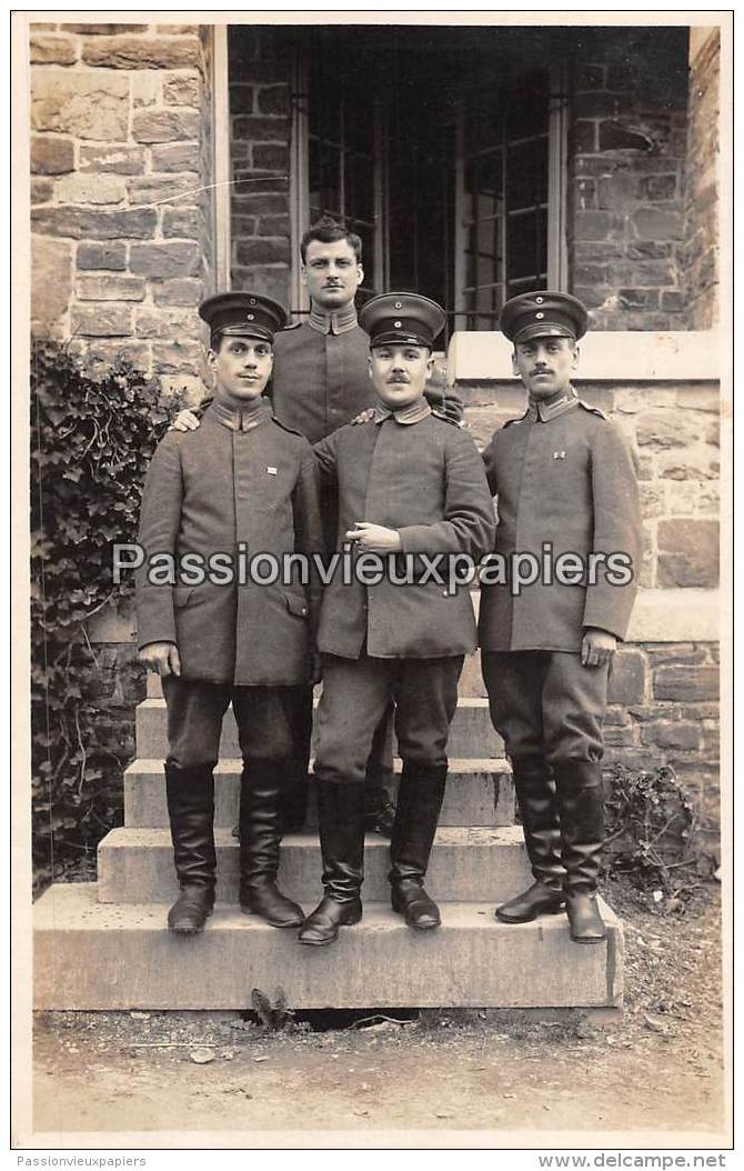 CARTE PHOTO ALLEMANDE  SPA    1918   VILLA  SOLDATS N°4 - Spa