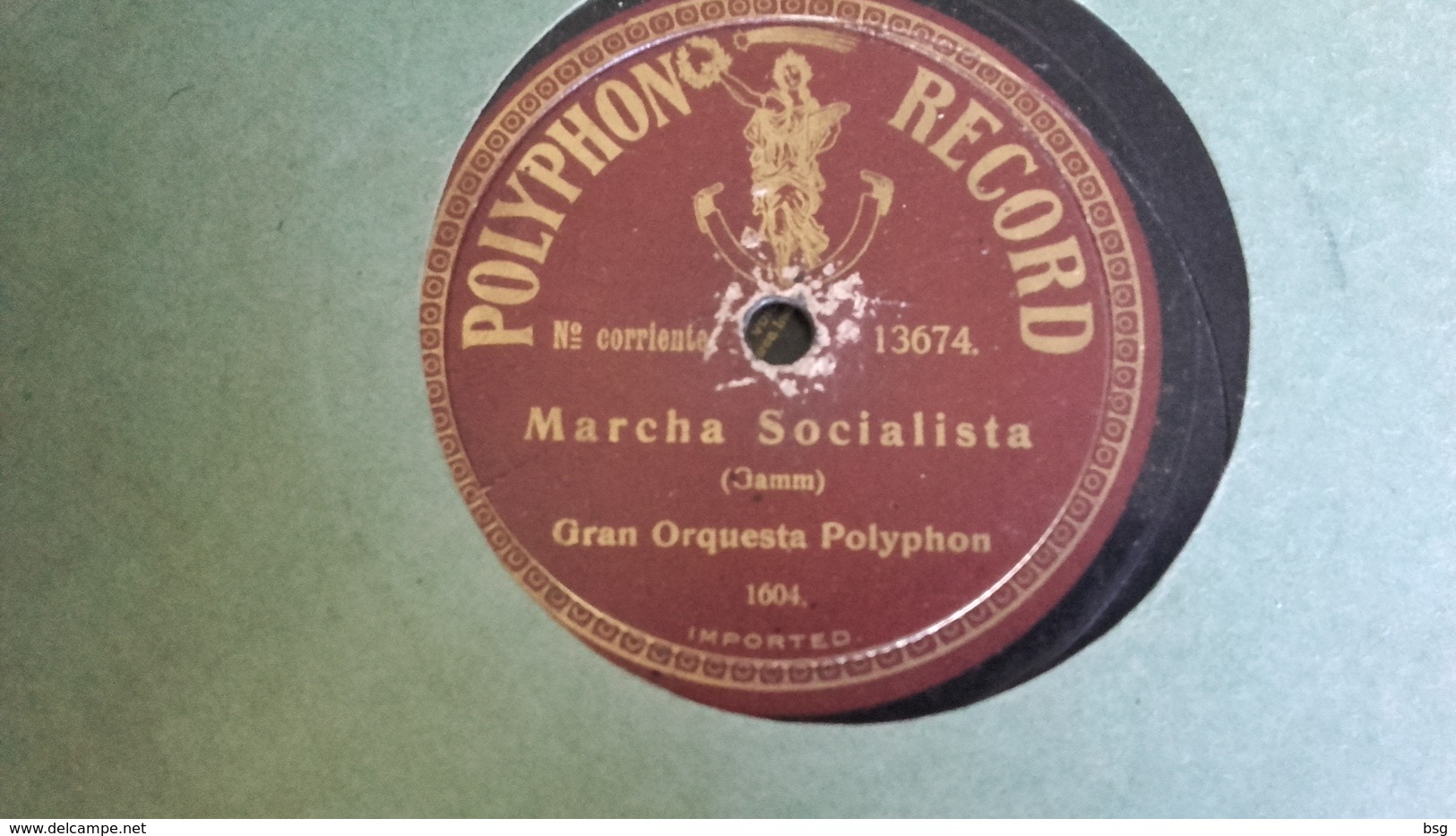 78T Chanson Argentine - Gran Orquesta Polyphon - 78 Rpm - Schellackplatten