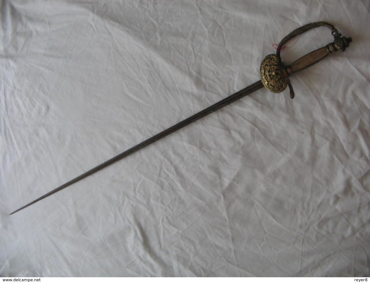 ÉPÉE D'OFFICIER FONCTIONNAIRE OU DE DIGNITAIRE , Old Sword, Alte Säbel, - Armes Blanches