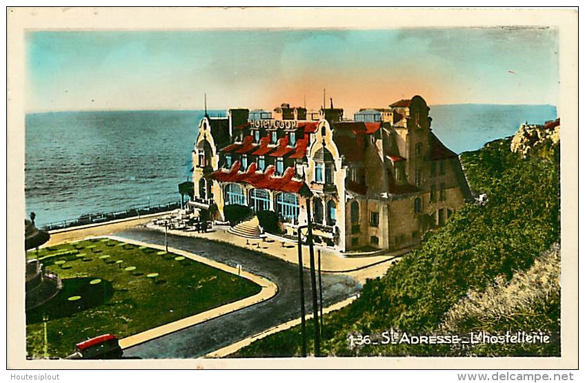 Sainte-Adresse.  L'Hôtel Des Phares, Palais Du Gouvernement Belge, L'Hostellerie   3  Cartes - Sainte Adresse