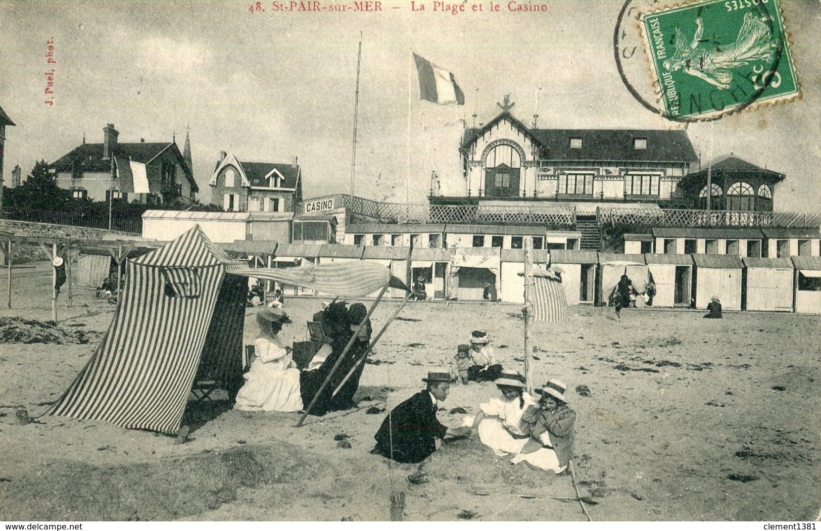 Saint Pair Sur Mer La Plage Et Le Casino - Saint Pair Sur Mer