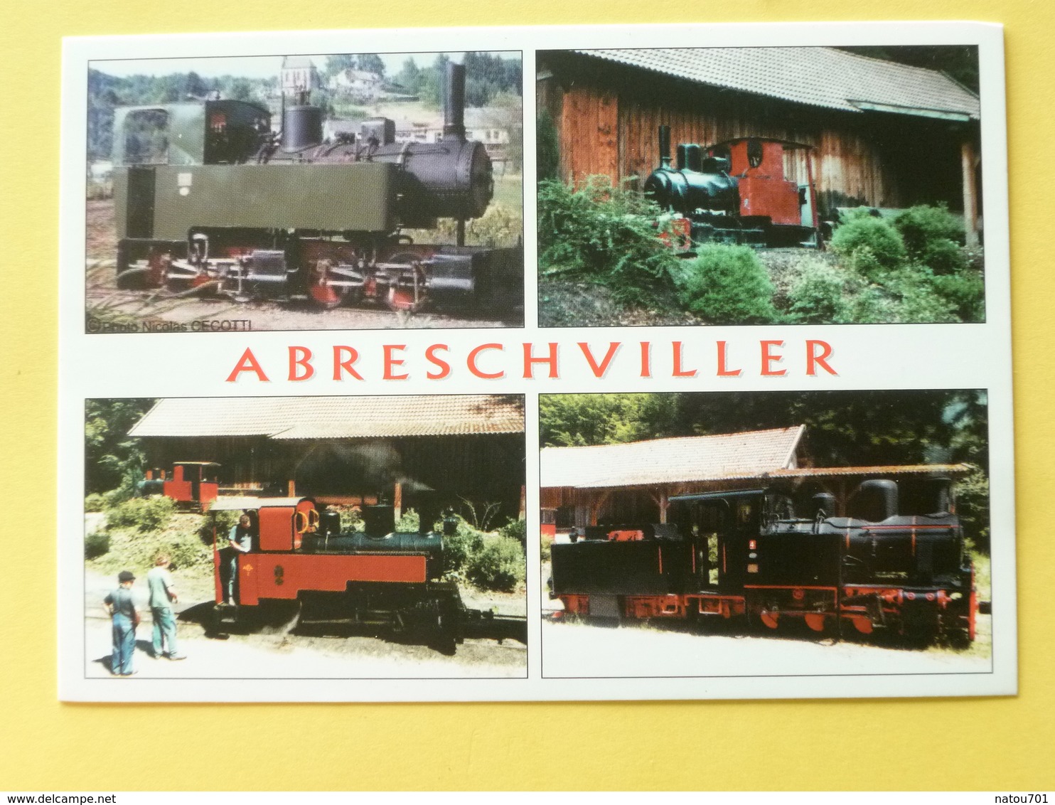 V5-1-DEP-57-moselle- Abreschviller-locomotives-mallet-koppel-decauville- Jung - - Other & Unclassified