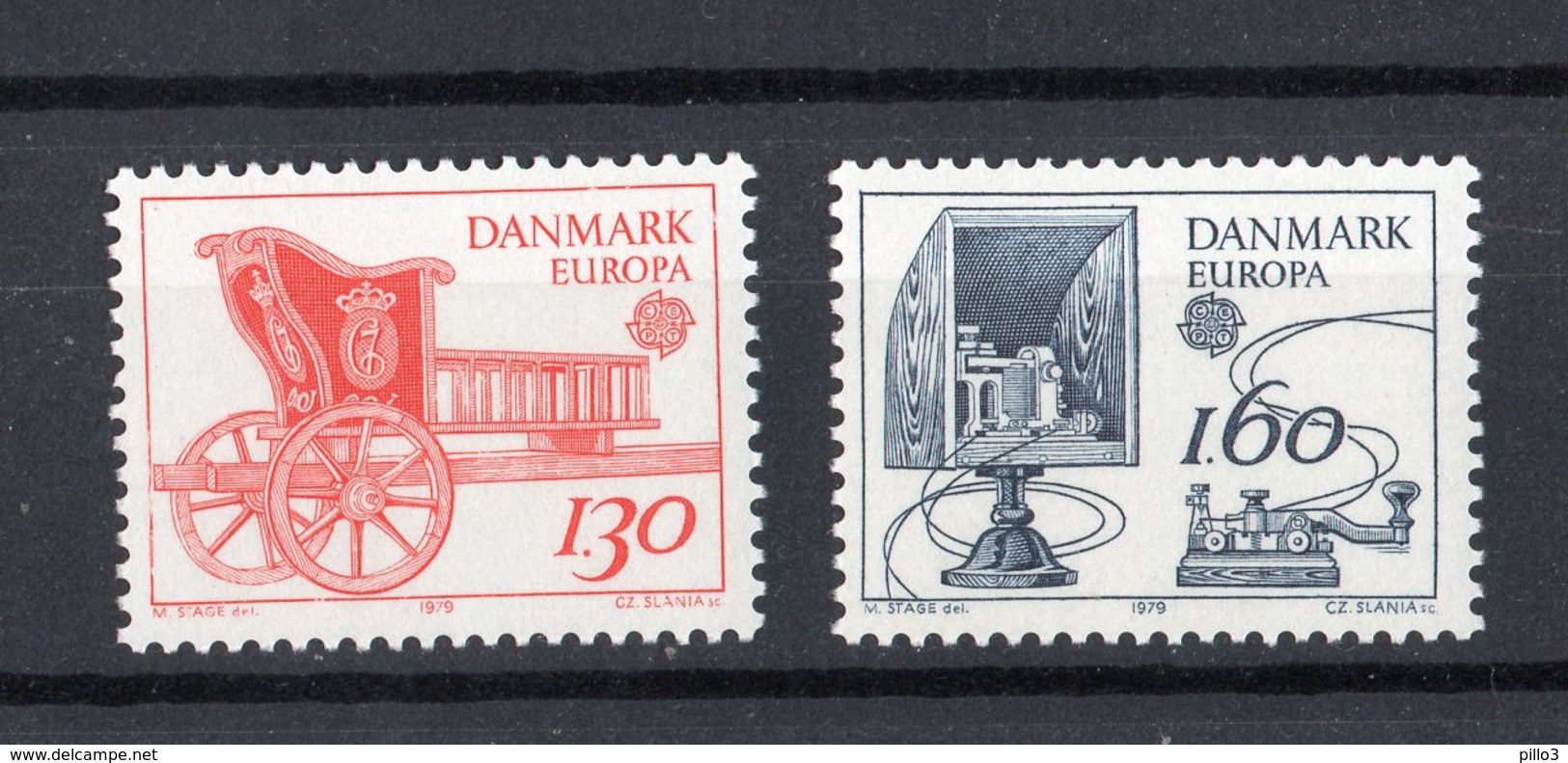 DANIMARCA : Europa-Cept 79   Storia Postale   2 Val.  MNH** Del  10.05.1979 - 1979