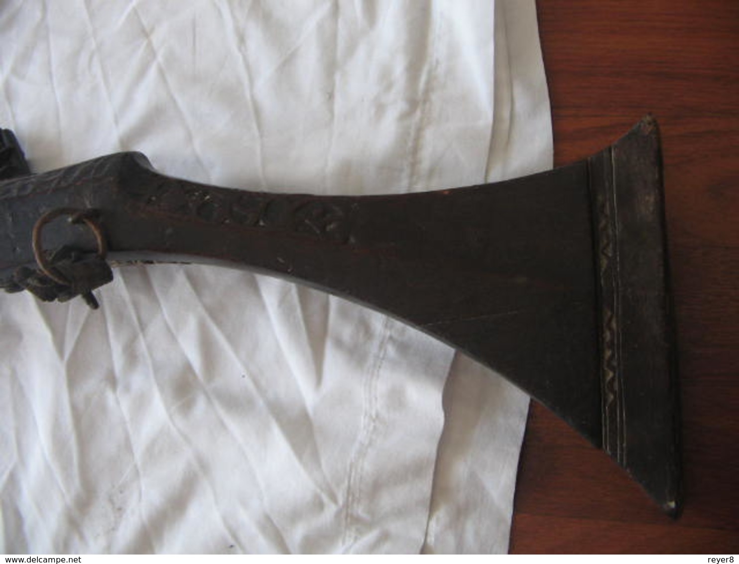 ancien Fusil Marocain MOUKALAH Silex XVIII/XIX , 164 cm !!!