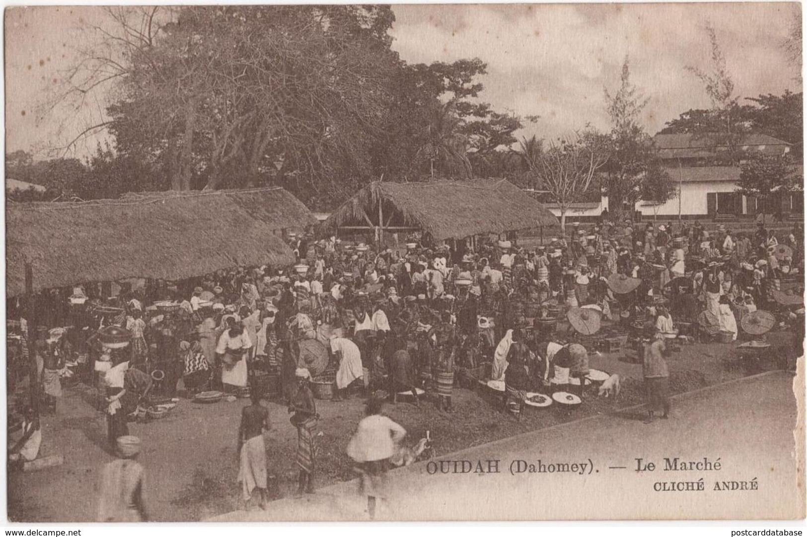 Ouidah (Dahomey) - Le Marché - Benín