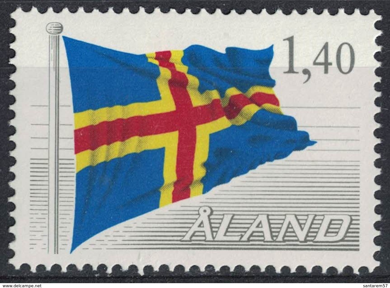 Aland 1984 Neuf Drapeau Des Iles Aland - Aland