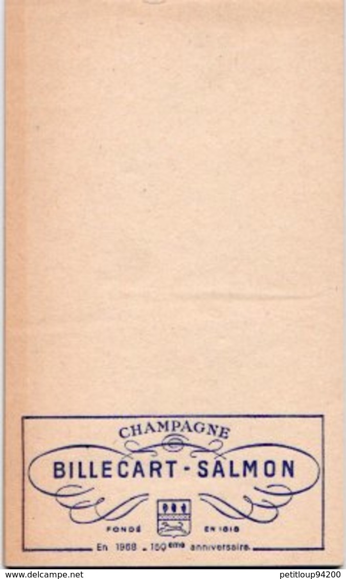 CALEPIN DE BISTROT DE BAR DE CAFE CARNET DE COMMANDE Champagne Brillecart-Salmon - Other & Unclassified