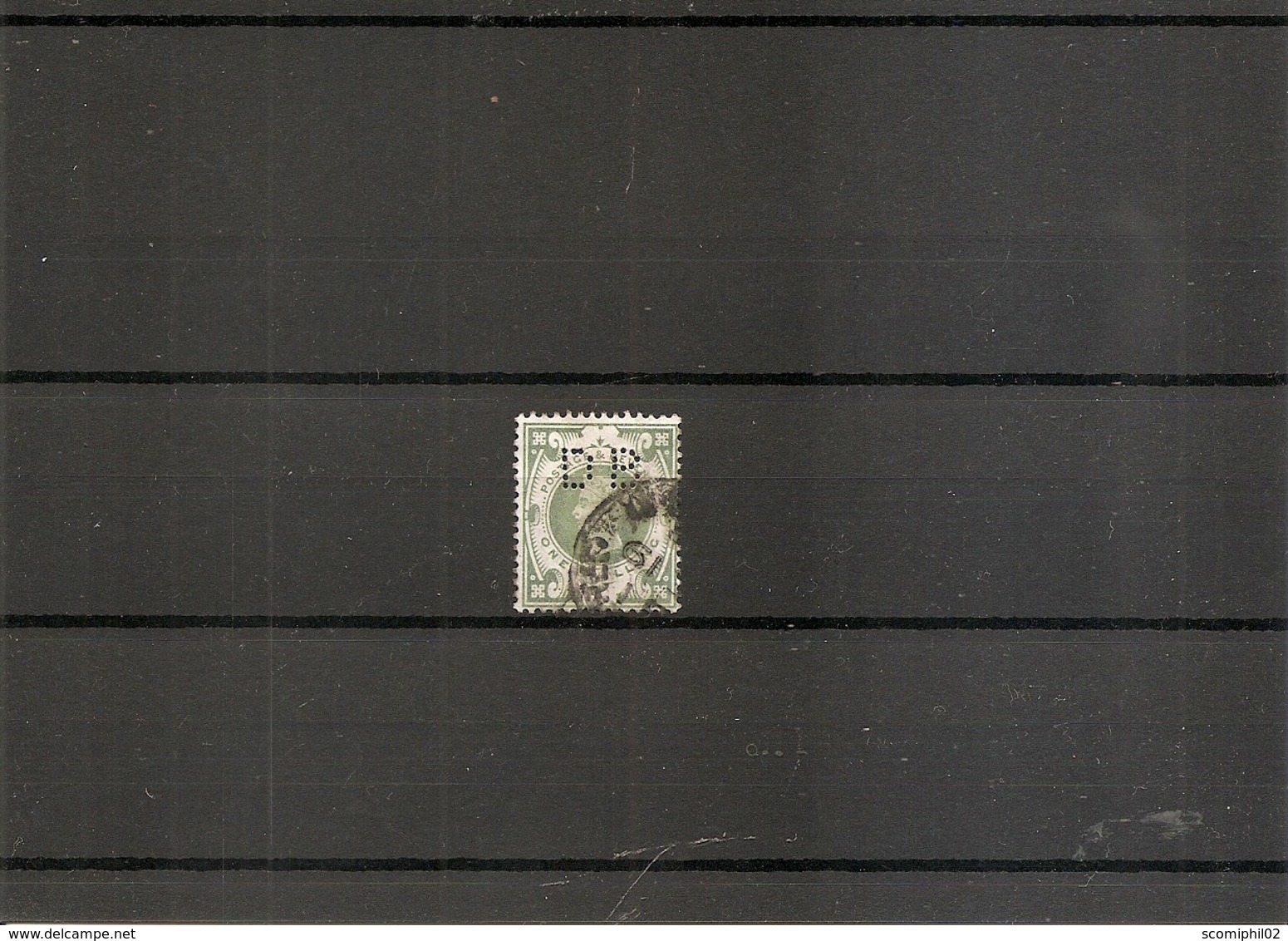 Grande-Bretagne ( 103 Oblitéré Perforé DB) - Used Stamps